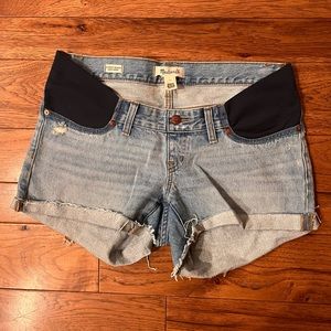 Madewell Maternity Relaxed Denim Shorts